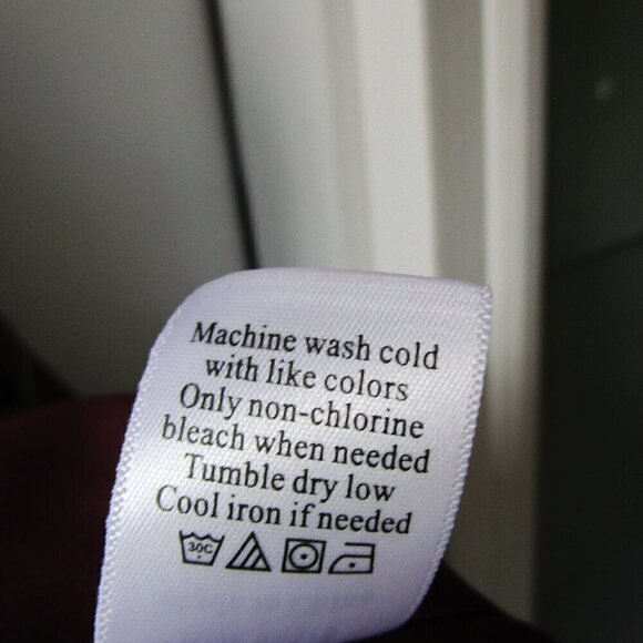 Cold Water Creek women's size L, Maroon Ultra Suede jacket, long sleeves, lined - Picture 4 of 16